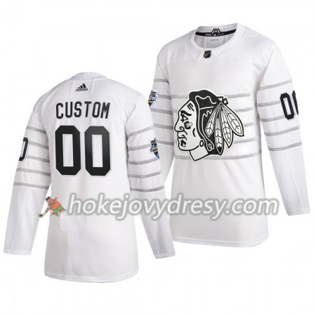 Pánské Hokejový Dres Chicago Blackhawks Custom Bílá Adidas 2020 NHL All-Star Authentic